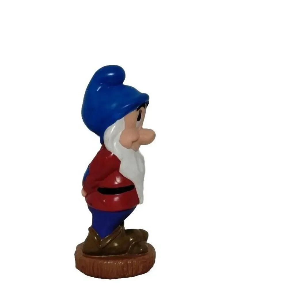 Disney's Snow White & The Seven Dwarfs Figure Vintage Rubber Toy‎ BASHFUL 5.5